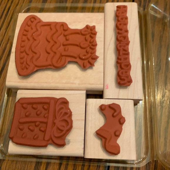 Happy Birthday rubber stamp set - Picture 3 of 3